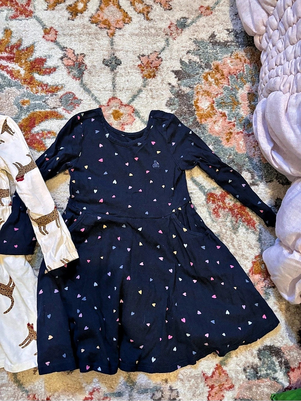 Baby Gap Girls' Heart Print Dress Size 4T Like New